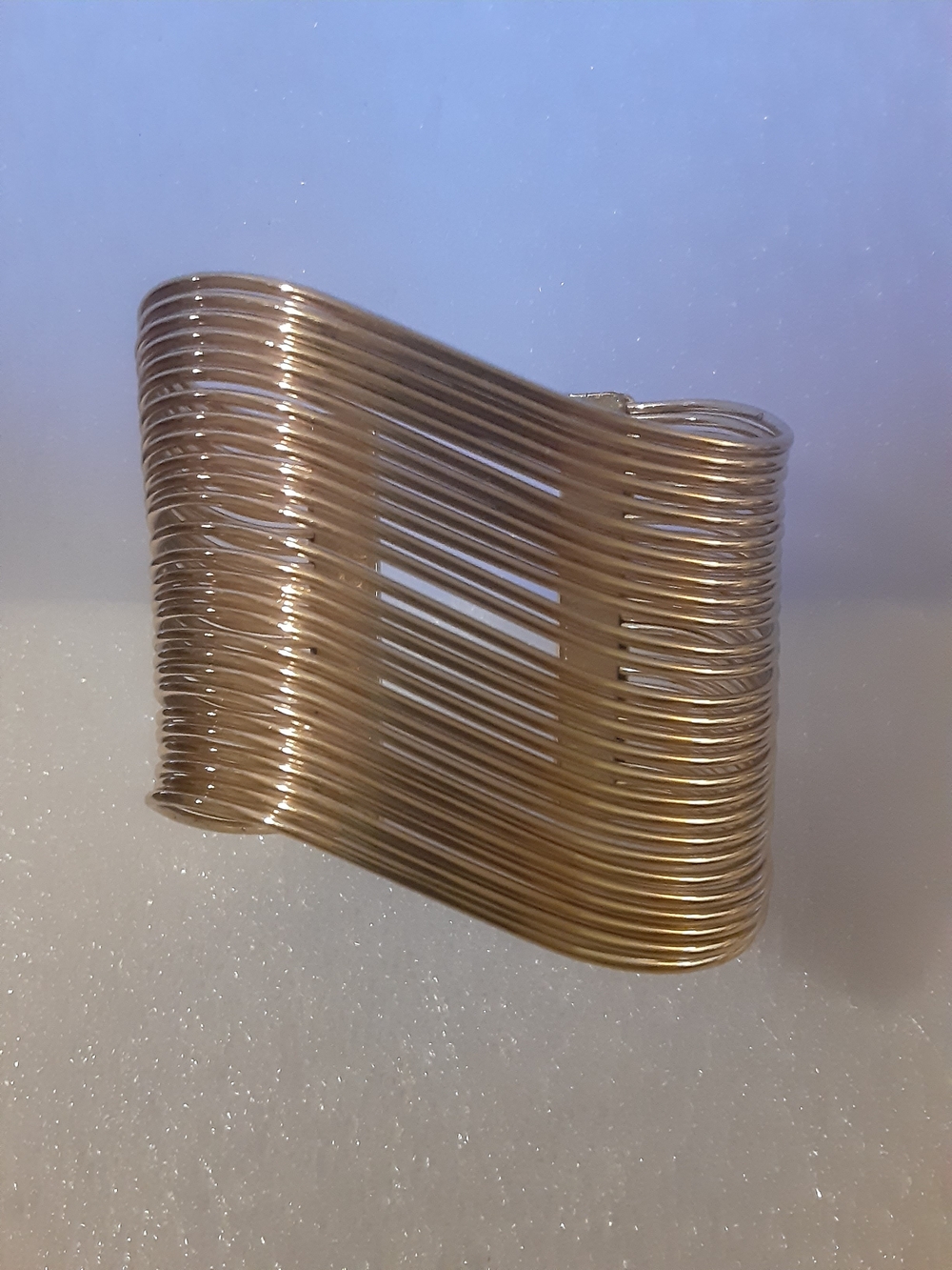 Source Unknown Gold-Tone Multi-Wire Cuff Bracelet